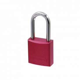 Abus 72/40 HB40 Aluminium Padlock 40mm Long Shackle Red Keyed