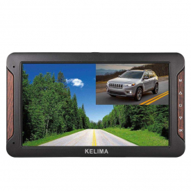 KELIMA 7 inch 1080P Car DVR RV Dual Lens FHD Night Vision Dash Camera Recorder