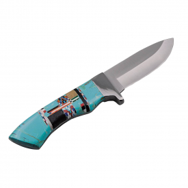 Turquoise Hunting Knife