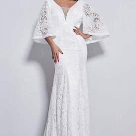 Cheap Plus Size Mermaid Wedding Dresses With Sleeves