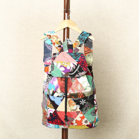 Women Ethnic Canvas Patchwork Crossbody Bag Backpack