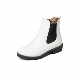 Large Size PU Leather Platform Boots
