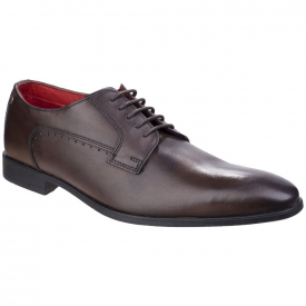 Base London Mens Penny Washed Lace Up Smart Leather Oxford Dress Shoes UK Size 7 (EU 41  US 8)