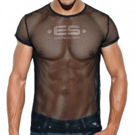 ES Collection Basic Mesh T-Shirt – Black S