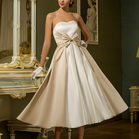 A-Line Modest Plus Size Wedding Dresses With Sleeves