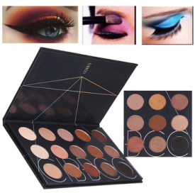 15 Colors Matte Shimmer Eyeshadow Makeup Cosmetic Eye Shadow Palette