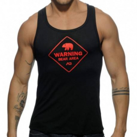 Addicted Bear Area Tank Top – Black M