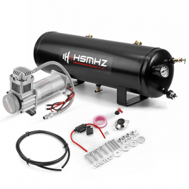 3 GAL Air Tank/200 PSI Compressor KIT For Train Horn 12V VXO8330 with Pump