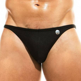 Modus Vivendi Bodybuilding Low Cut Swim Brief – Black M