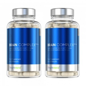 Brain Complex – Natural Food Supplement including Vitamins – 2 Packs