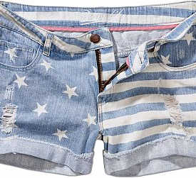 Brandit Denim Hotpants Stars&Stripes