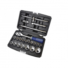 Britool BRIE032900B 22 Piece Metric 12 in Drive Socket Set