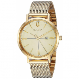 Bulova 97M115 Women's Classic Gold Tone Wristwatch