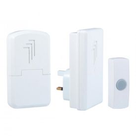 Byron DB312 Wireless Portable  Plug In Door Chime Kit 30m