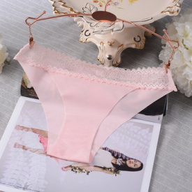 Seamless Cotton Sexy Lace Breathe Panties