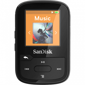 SanDisk Clip Sport Plus 16GB MP3 Player – Black