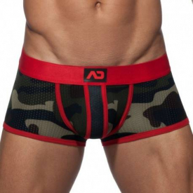 Addicted Camo Stripe Boxer – Red XS
