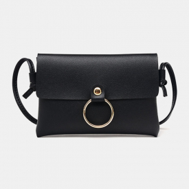 Women Solid Casual PU Mini Small Phone Bag Crossbody Bag Shoulder Bag