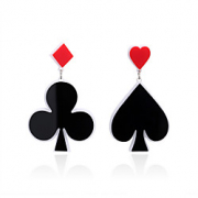 Women’s Drop Earrings Geometrical Heart Ladies Luxury Bohemian Acrylic Natural Stretch Earrings Jewelry Black For Party / Evening Engagement Ceremony Thanksgiving New Year Office Career miniinthebox