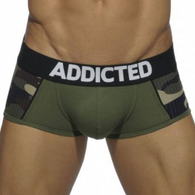 Addicted Combi Mesh Boxer – Khaki – Camouflage L