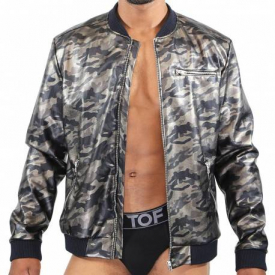 TOF Paris Commando Bomber Jacket – Camo L