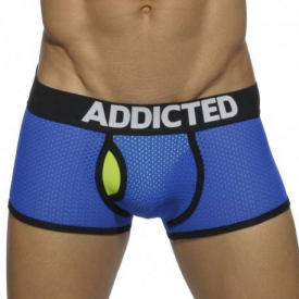 Addicted Contrasted Mesh Boxer – Royal L