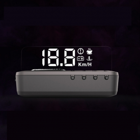 Car HUD OBD Automobile Refitting Multi-functional Head Up Display Speed Water Temperature Voltage Stereoscopic Digital L