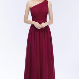 Chicloth Long Navy Blue Bridesmaid Dresses Plus Size