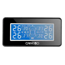 U812 Car Tire Pressure Monitor System 4 External Sensor Solar Mini USB Connection Mode