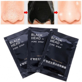 1Pc Nose Black Mask Blackhead Acne Remover Pore Mineral Mud Membranes T Zone Cleaner