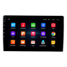 10.1 inch for Android 8.1 Car Stereo Radio 2.5D Quad Core 1+16G MP5 Player GPS Navigation WIFI DPS Support Rear Camera D