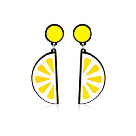 Women’s Cute Earrings Acrylic Orange Fruit Earrings
