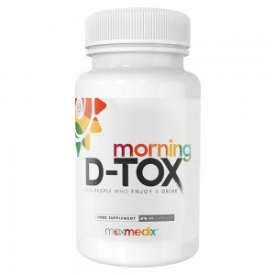 Morning D-Tox – Natural After Drink Supplement With Vitamins & Minerals for Morning Detox After Alcohol Consumption – Vegan Friendly – 48 Capsules