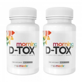 Morning D-Tox – Natural After Drink Supplement With Vitamins & Minerals – 48 Capsules – 2 Packs