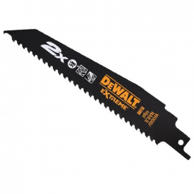 DeWalt 2X Life Wood  Nail Reciprocating Blades 152mm Pack of 5