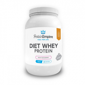 Protein Empire Diet Whey Toffee Caramel Protein Shake 1kg 33 Servings