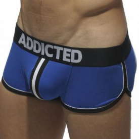 Addicted Double Piping Bottomless Boxer – Royal XL
