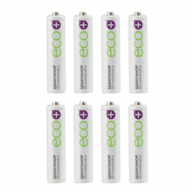 7dayshop AAA HR03 Rechargeable Batteries NiMH ECO 600mAh – MEGA VALUE 8 Pack