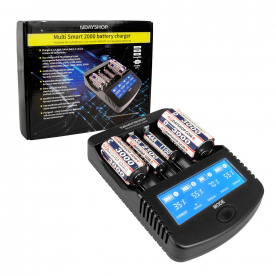 7dayshop Pro Series Universal Intelligent LCD NiMH Li-ion 18350 18650 26650 IMR AAA AA IMR Charger