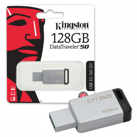 Kingston Data Traveler DT50 USB 3.1 Flash Drive Drive Memory Stick – 128GB