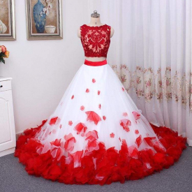 Romantic Cheap Vintage Lace Wedding Dresses 2020