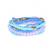 Bohemian Women’s Colorful Multilayer Adjustable Beads Bracelets Best Gift for Girl