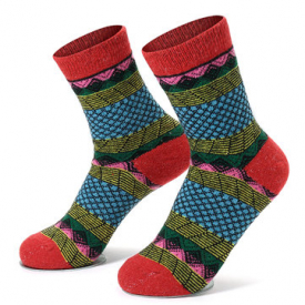 Casual Wool Blend Warm Tube Socks For Women