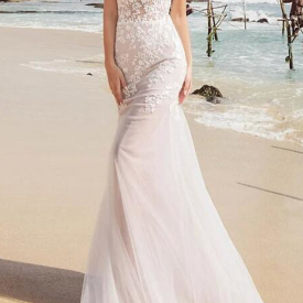Mermaid Trumpet Romantic Bohemian Wedding Dresses 2020