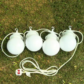 Set of 4 240v Airwave&reg; Globe Lights/Patio Lights