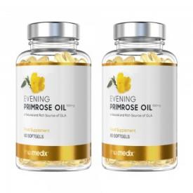 Evening Primrose Oil Softgels – Essential Fatty Acid Softgels For Menopausal Support – 2 packs