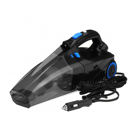 4 In 1 Car Handheld Vacuum Cleaner Tire Inflator Pump Pressure Gauge Cleaner