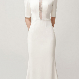 Trumpet Lace Mermaid Style Wedding Dress Plus Size