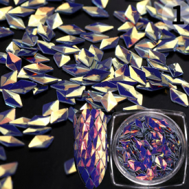 12 Colors Nail Sequins Set