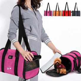 Pet Dog Puppy Cat Portable Travel Carrier Tote Cage Bag Kennel Crates Box Holder